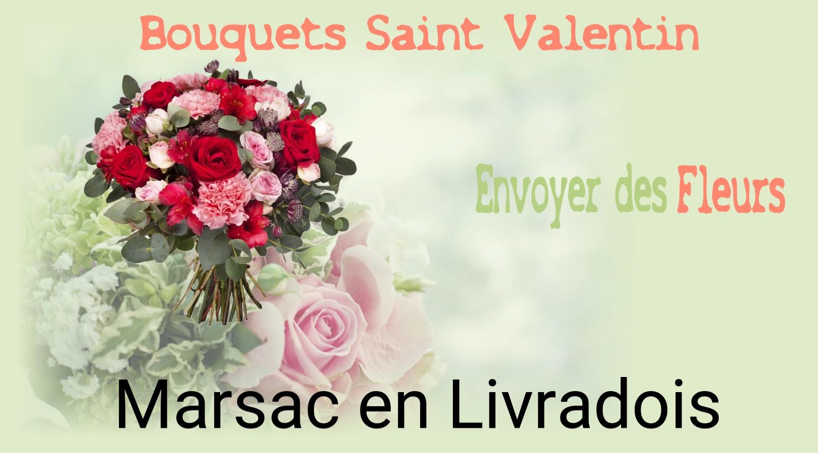 Roses de Saint-Valentin livrées à Marsac-en-Livradois